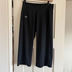 Under Armour Wide Leg Crop Athletic Workout Pants Small